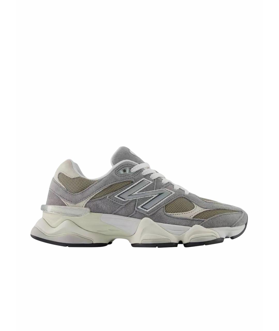 NEW BALANCE Серые замшевые кроссовки, фото 1