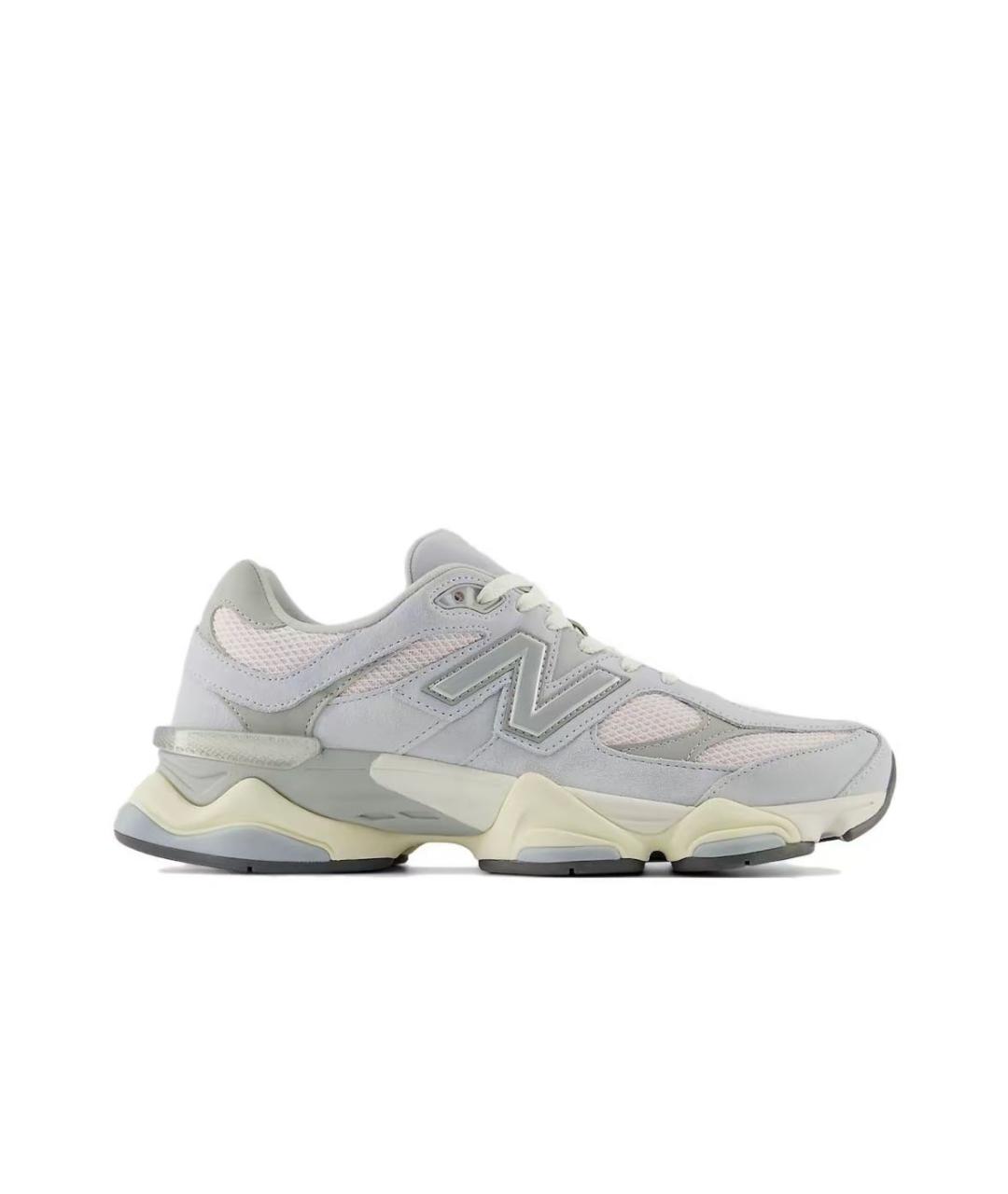 NEW BALANCE Серые замшевые кроссовки, фото 3