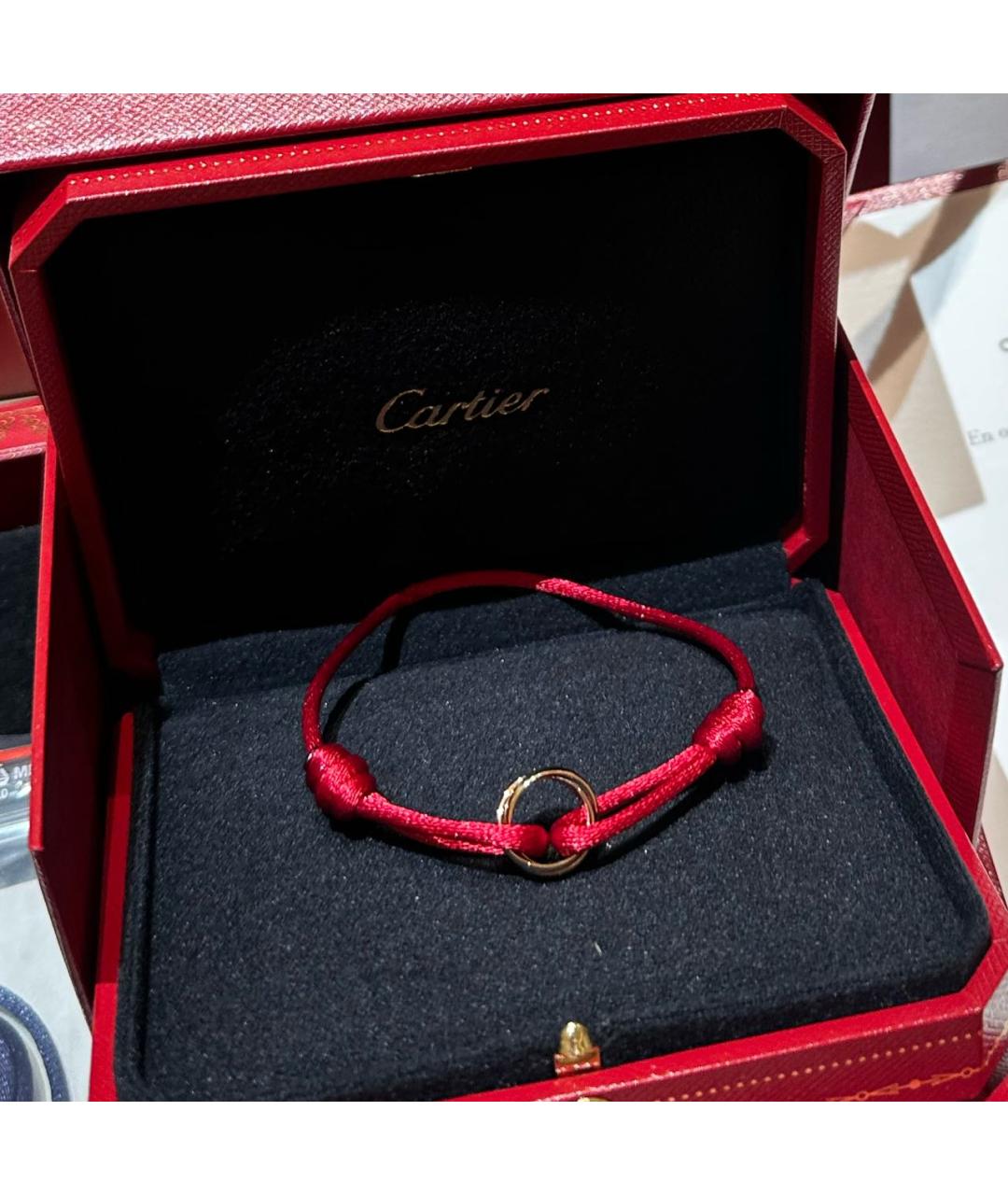 CARTIER Красный браслет из желтого золота, фото 2