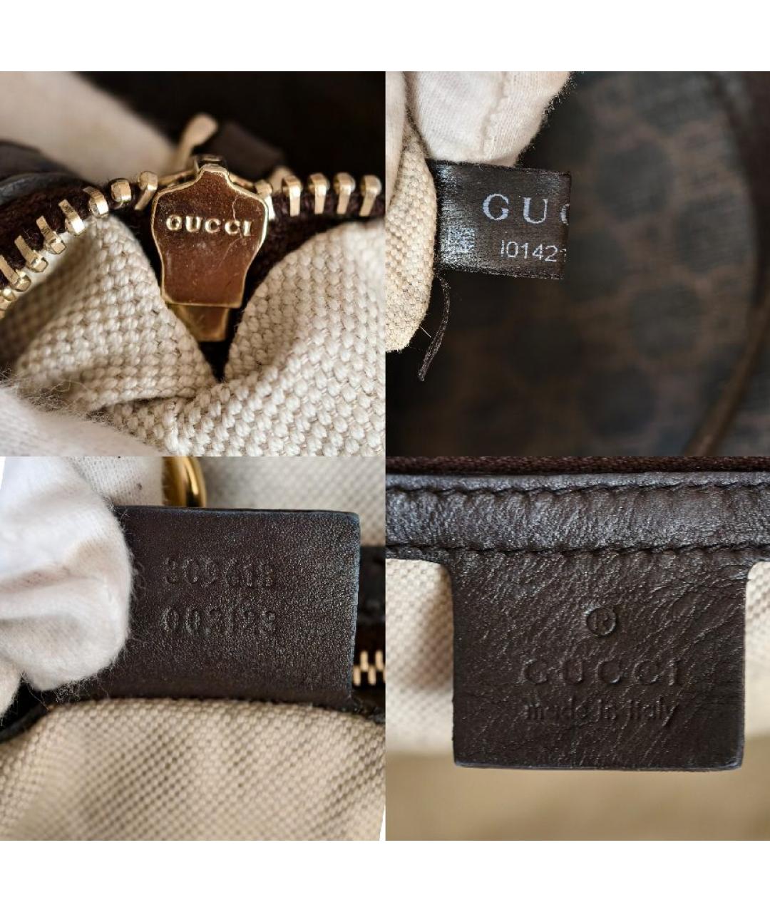GUCCI Коричневая сумка тоут, фото 5
