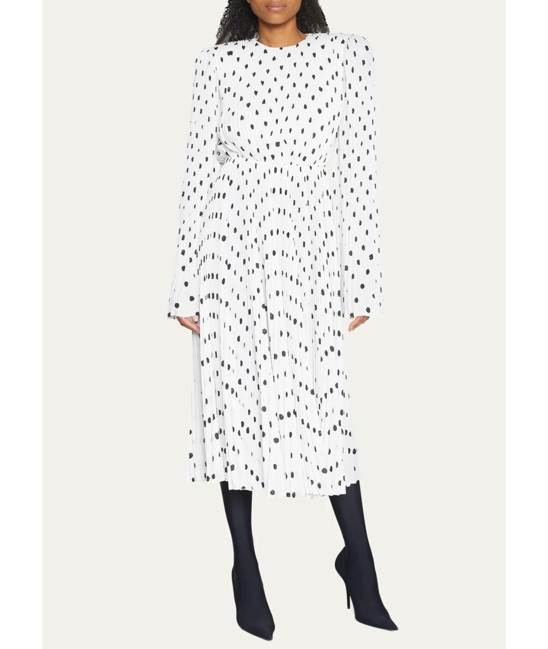 BALENCIAGA Белое коктейльное платье, фото 6