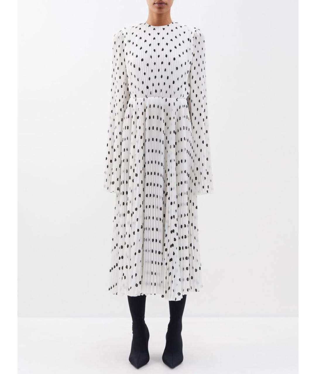 BALENCIAGA Белое коктейльное платье, фото 3