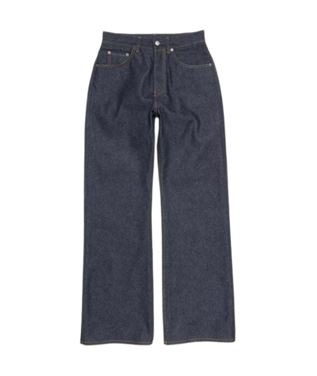 ACNE STUDIOS Синие прямые джинсы, фото 1