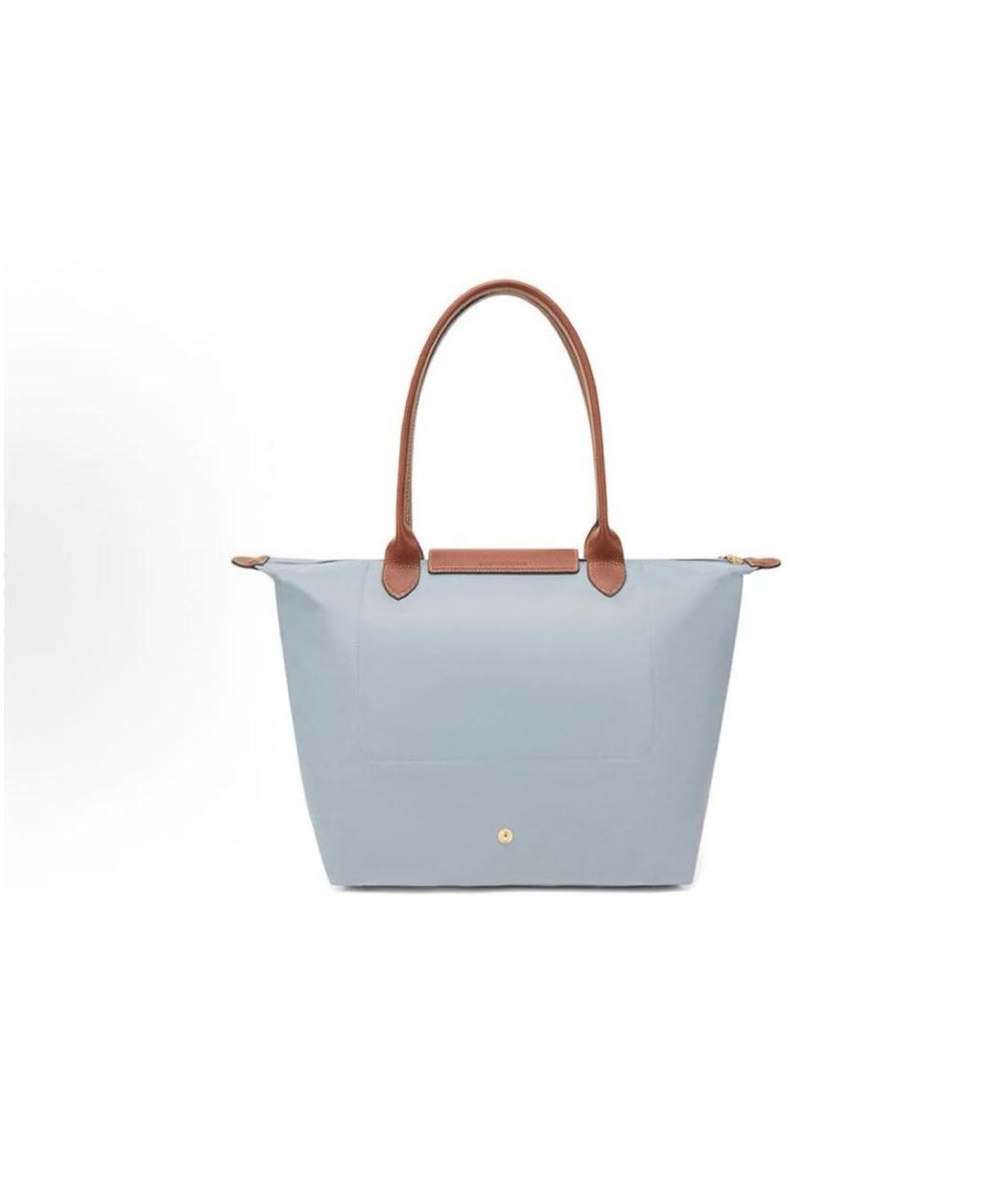 LONGCHAMP Голубая сумка тоут, фото 2