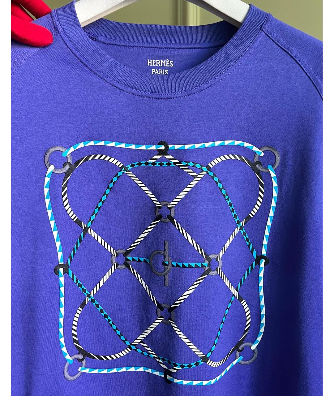 HERMES Хлопковая футболка, фото 2