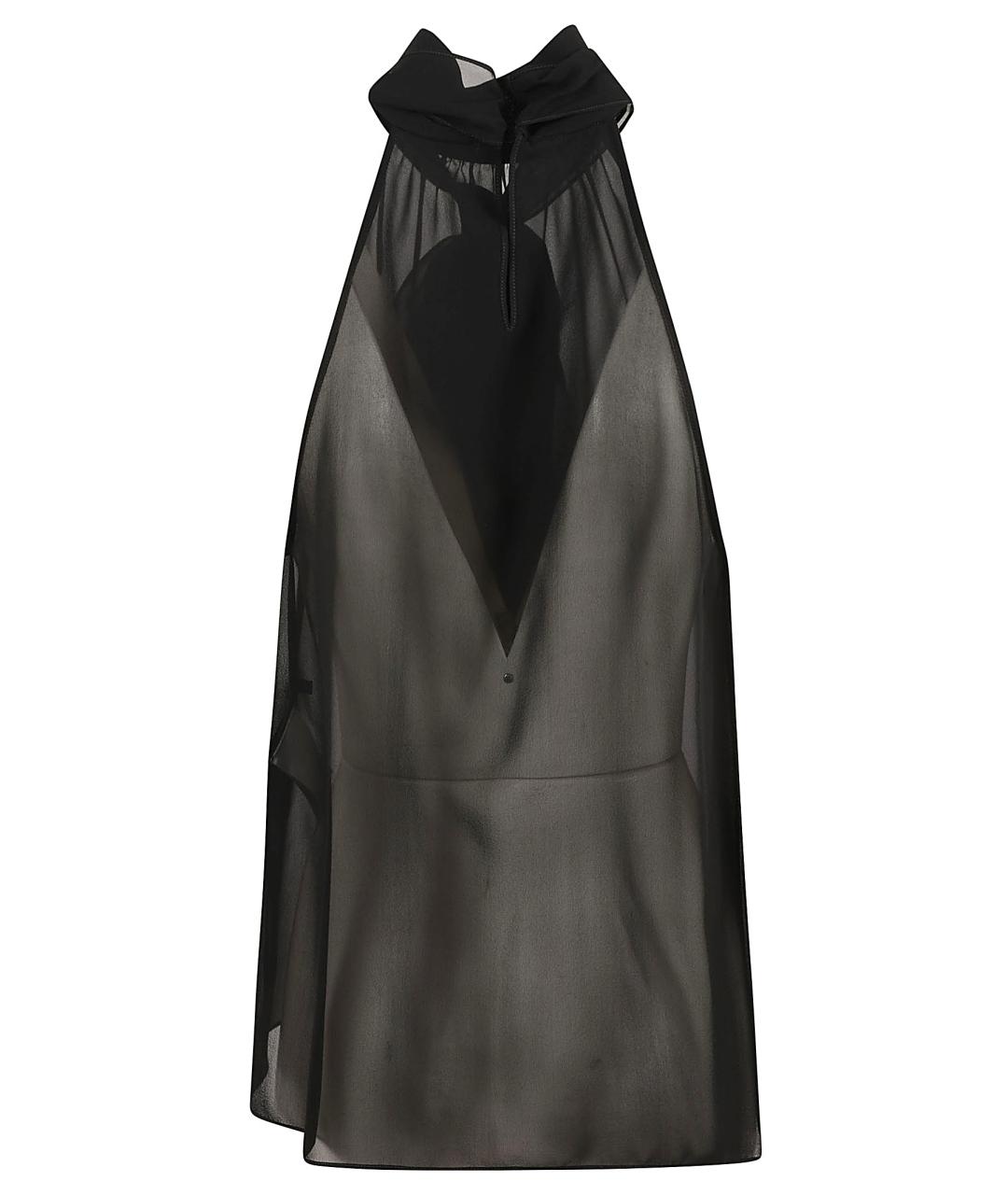 TOM FORD Черная шелковая блузы, фото 2