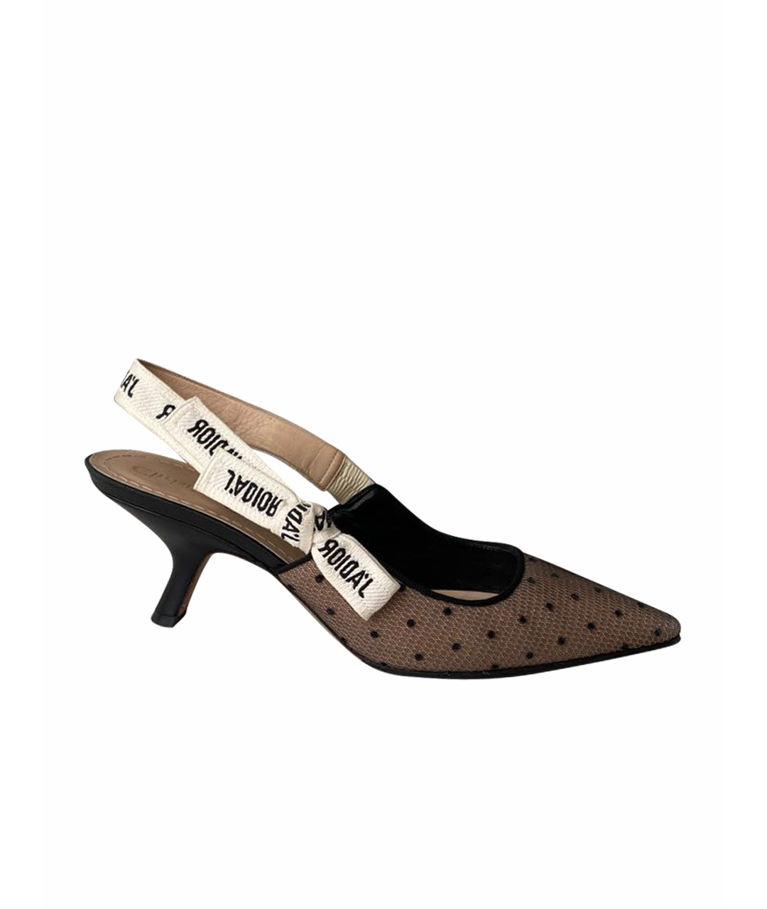 CHRISTIAN DIOR Черные кожаные туфли, фото 1