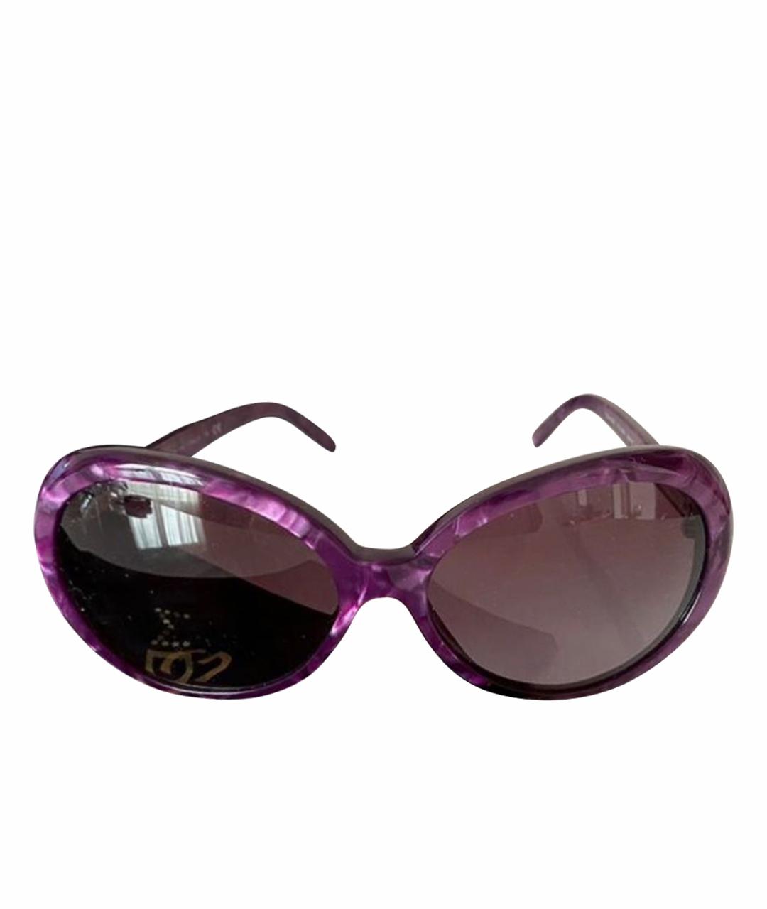 DOLCE&GABBANA Фиолетовые пластиковые солнцезащитные очки, фото 1