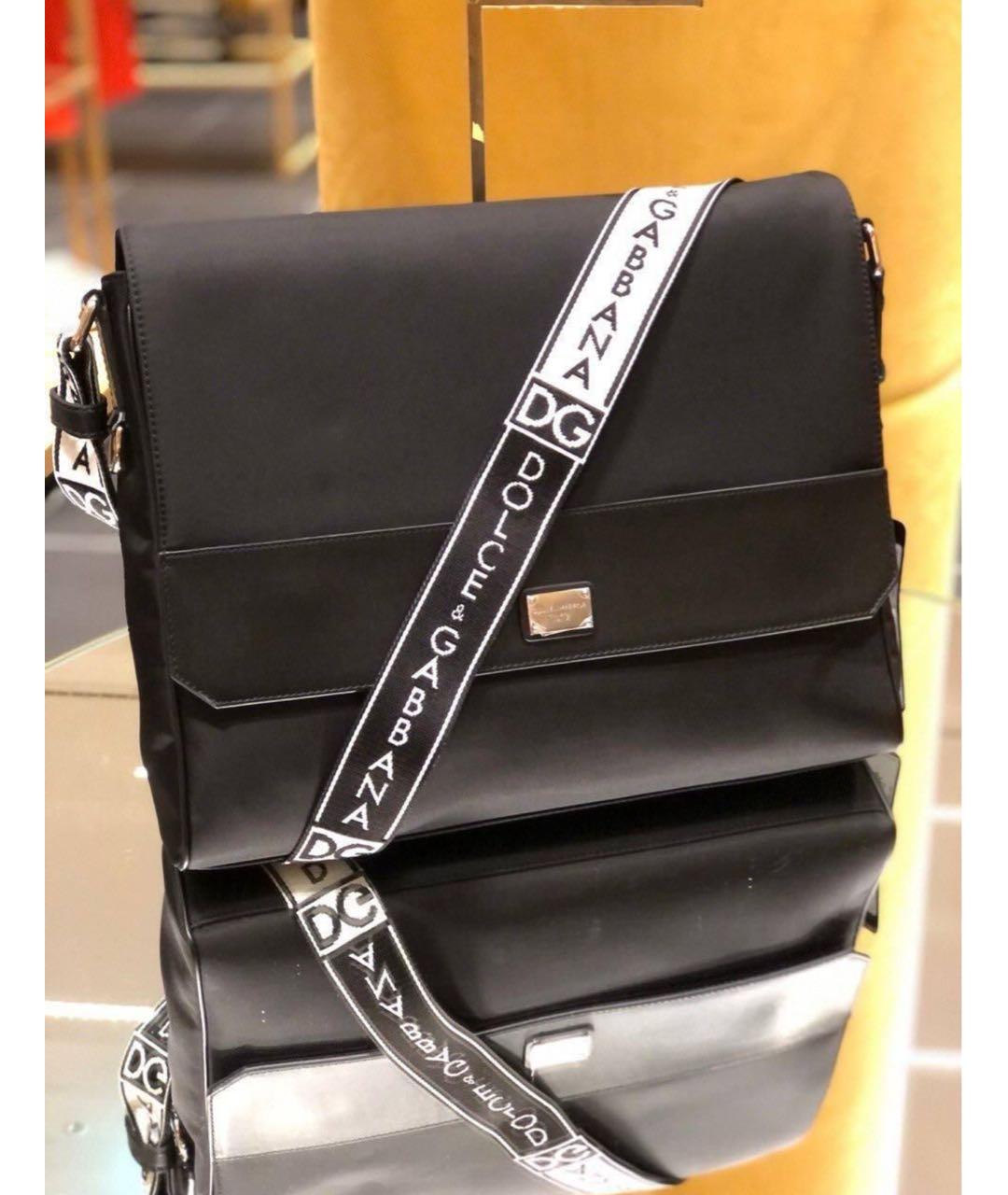 DOLCE&GABBANA Черный портфель, фото 3