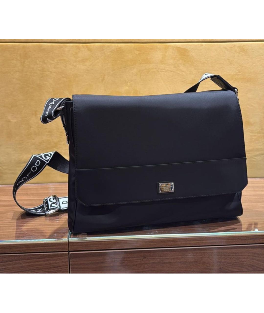 DOLCE&GABBANA Черный портфель, фото 4