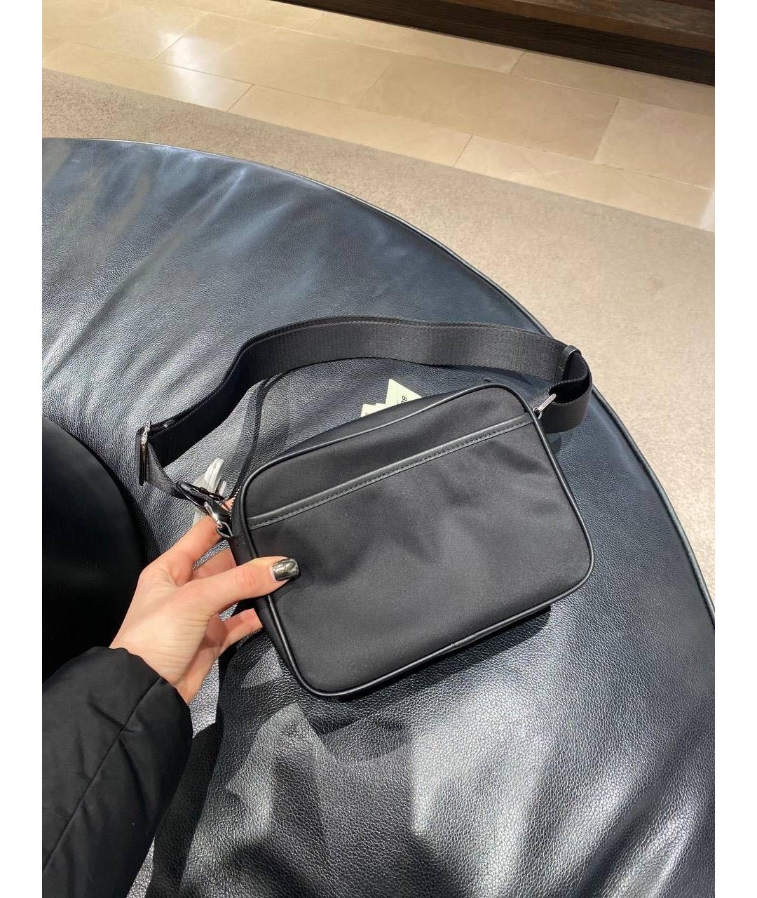 BURBERRY Черная сумка на плечо, фото 3