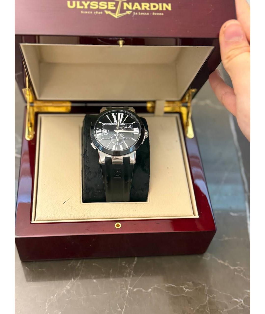 Ulysse Nardin Черные часы, фото 4