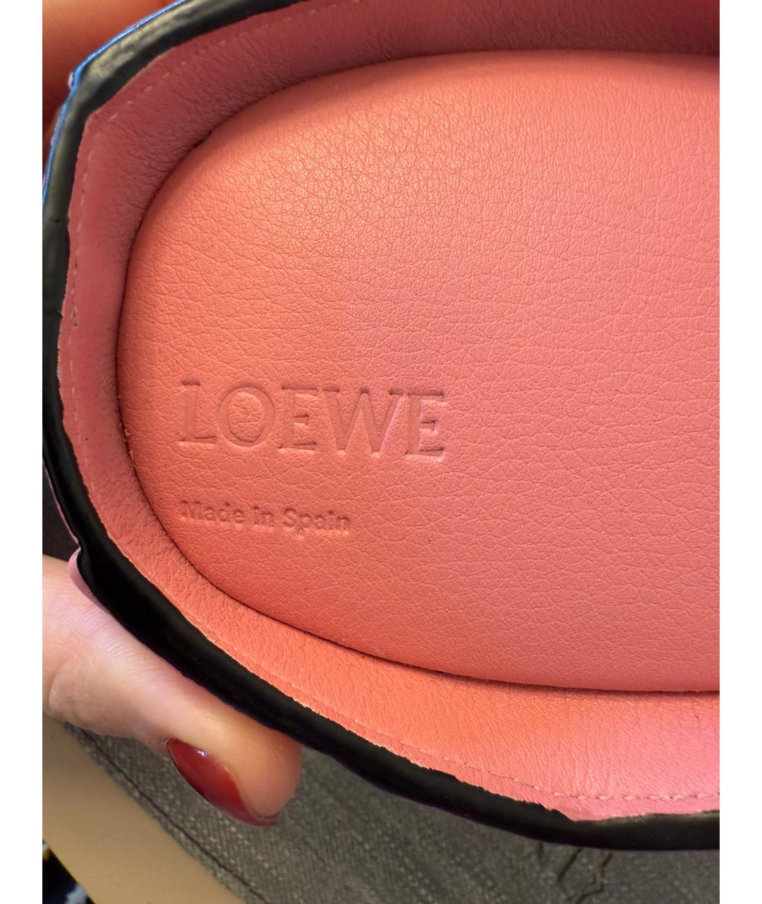 LOEWE Розовая кожаная сумка через плечо, фото 3