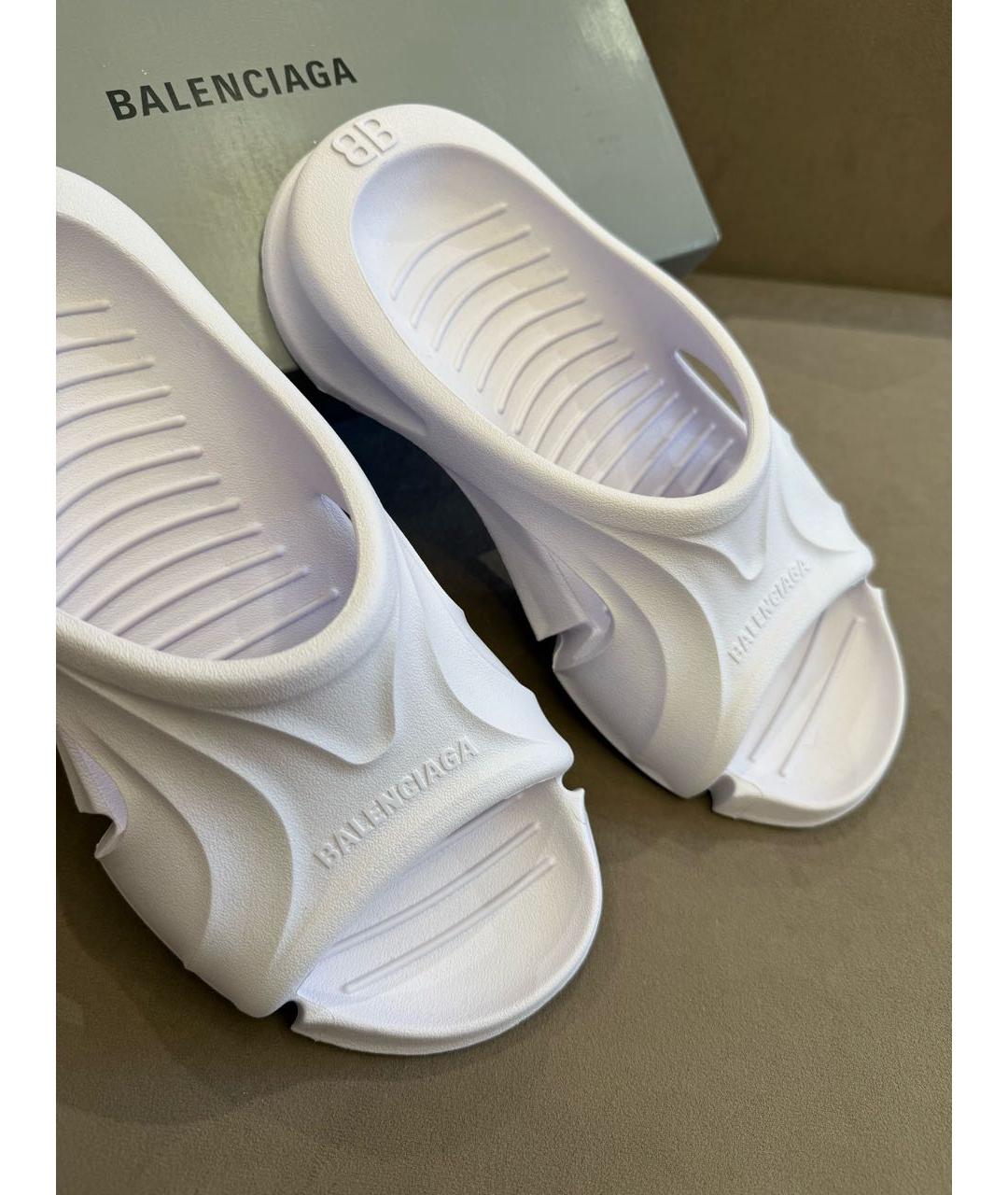 BALENCIAGA Резиновые шлепанцы, фото 6