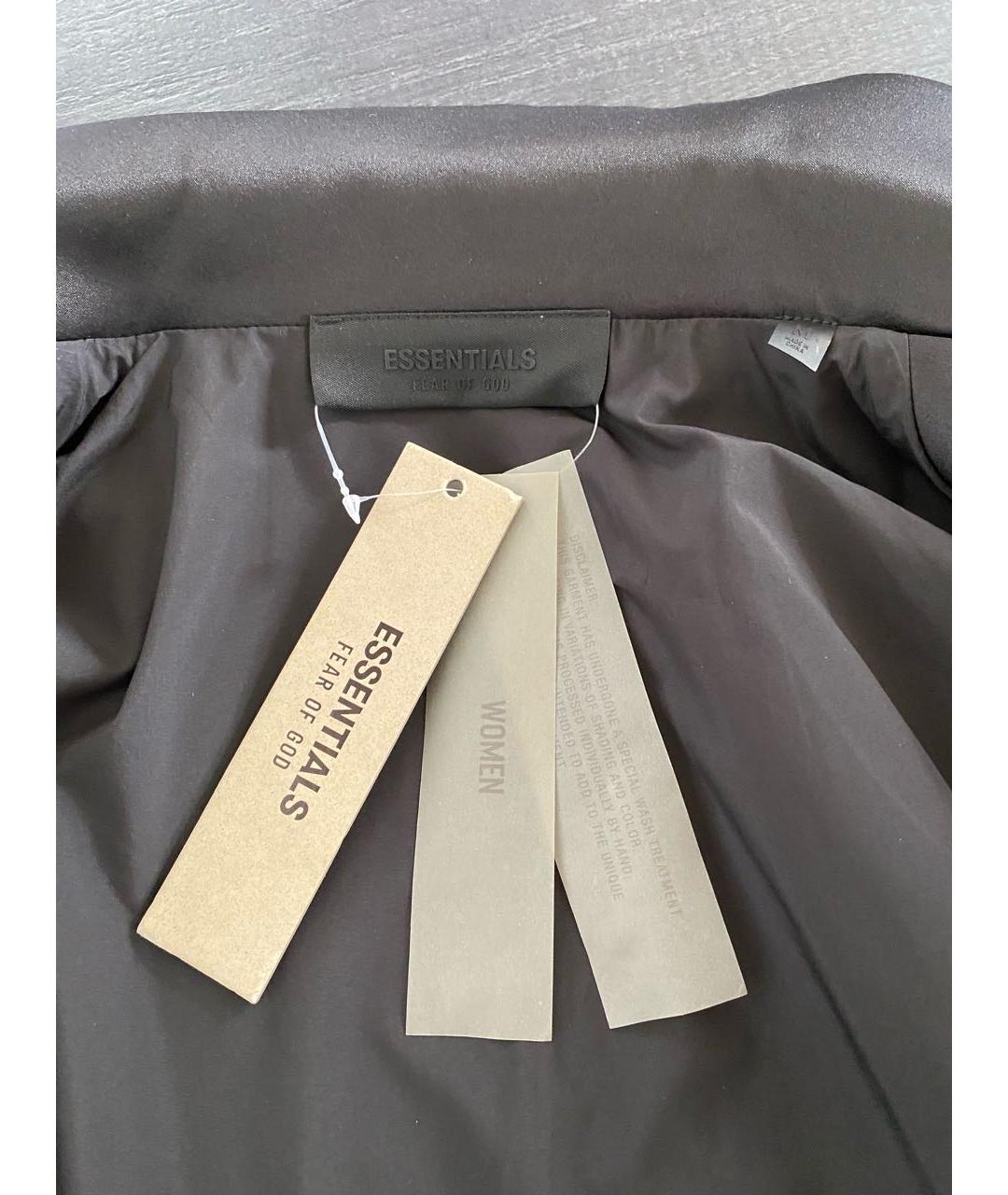 FEAR OF GOD ESSENTIALS Черная полиэстеровая куртка, фото 6