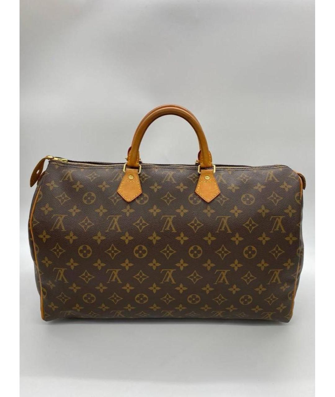 LOUIS VUITTON Коричневая дорожная/спортивная сумка, фото 8
