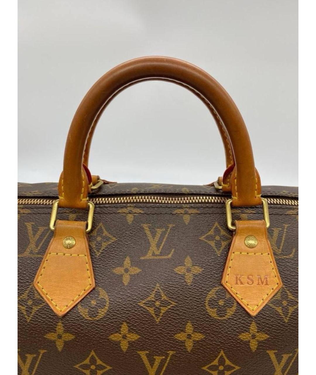 LOUIS VUITTON Коричневая дорожная/спортивная сумка, фото 7