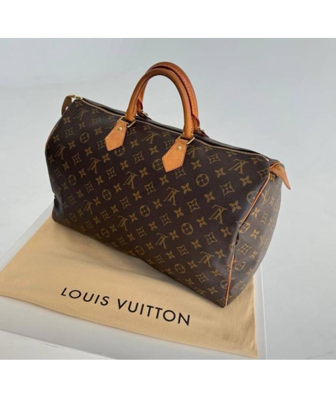 LOUIS VUITTON Коричневая дорожная/спортивная сумка, фото 4