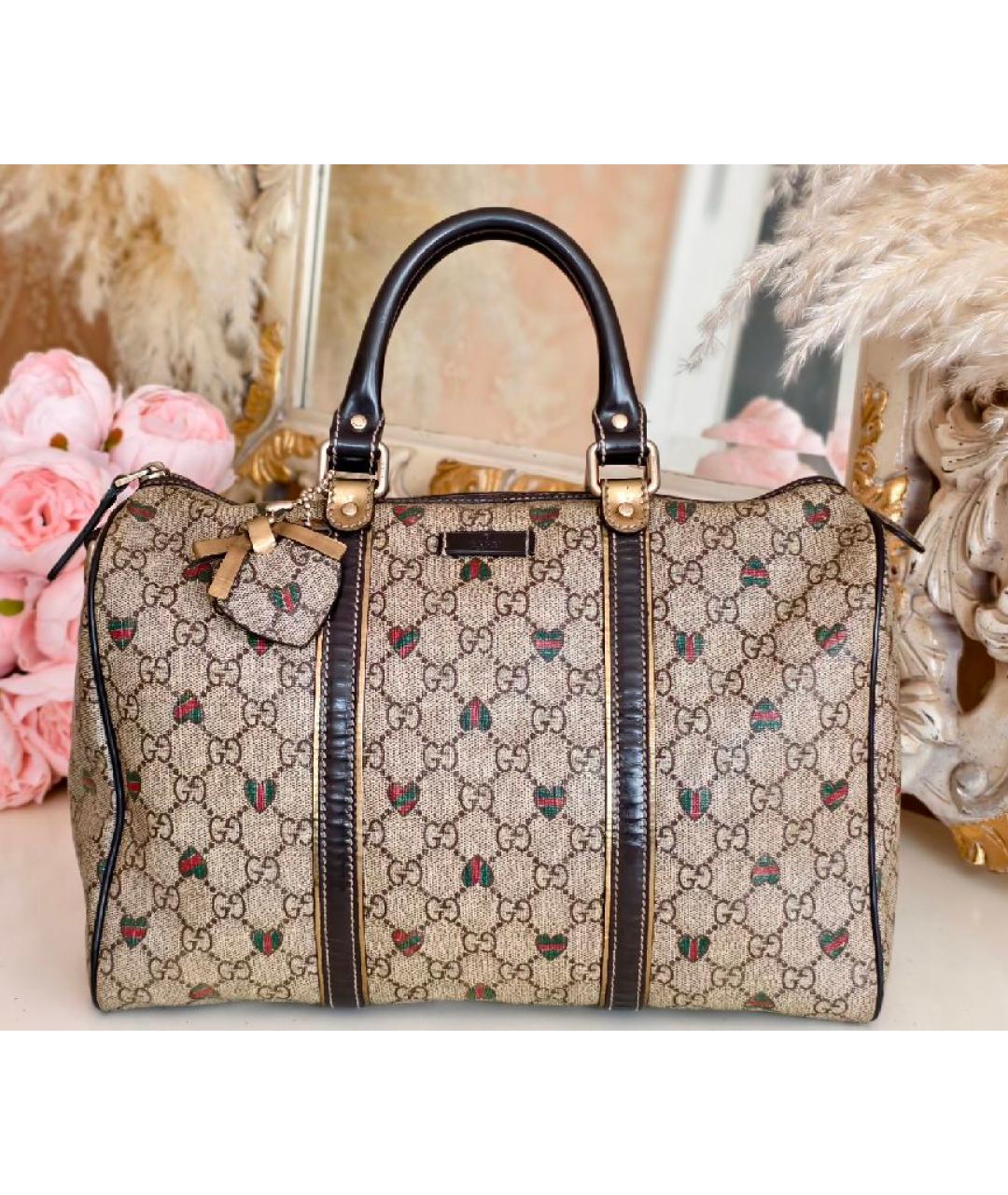 GUCCI Коричневая сумка с короткими ручками, фото 9