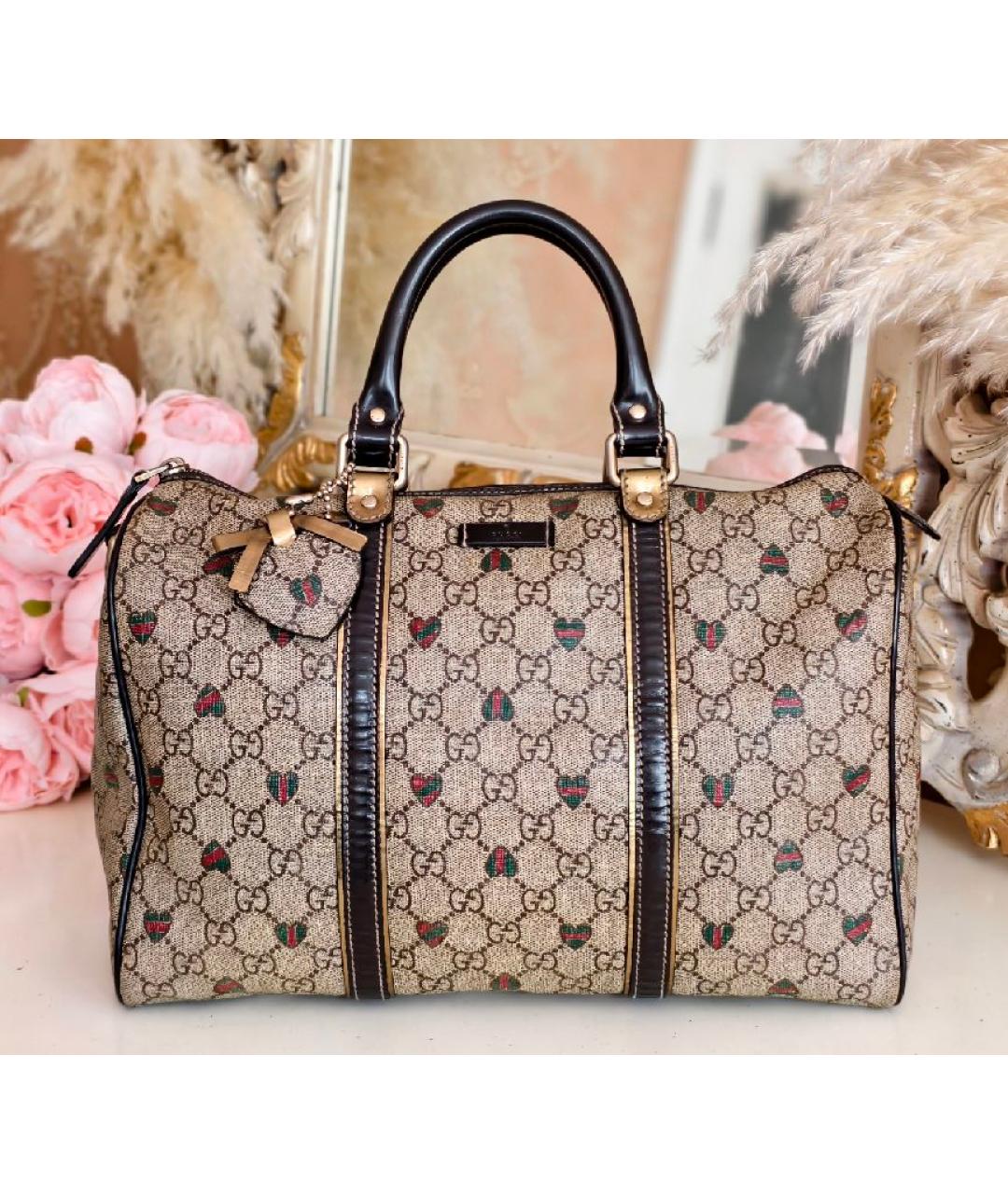 GUCCI Коричневая сумка с короткими ручками, фото 8