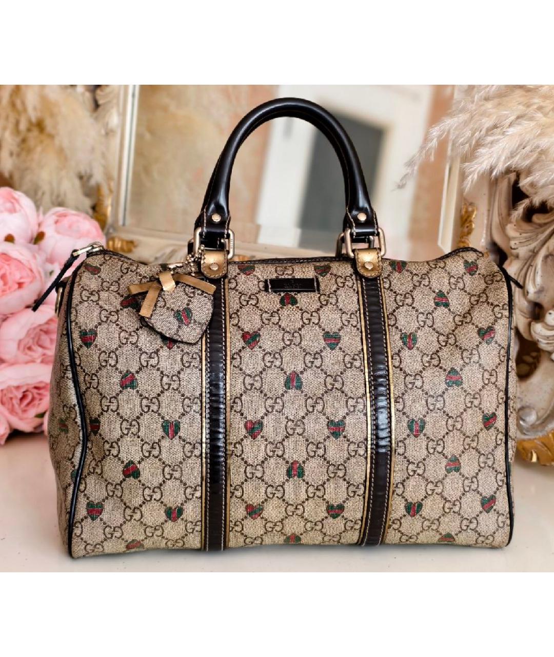 GUCCI Коричневая сумка с короткими ручками, фото 2