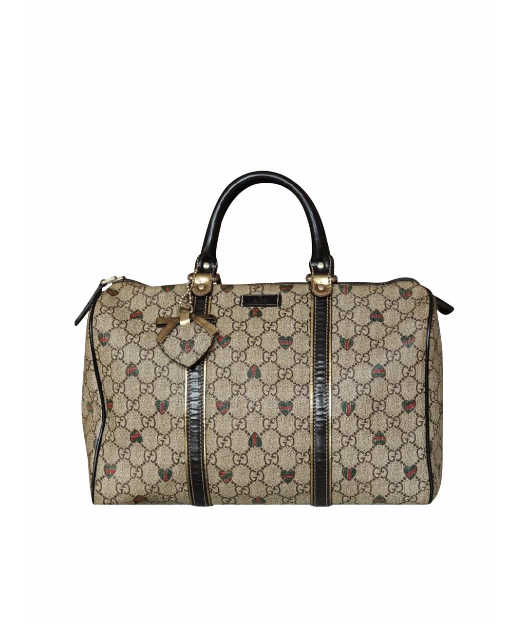 GUCCI Коричневая сумка с короткими ручками, фото 1