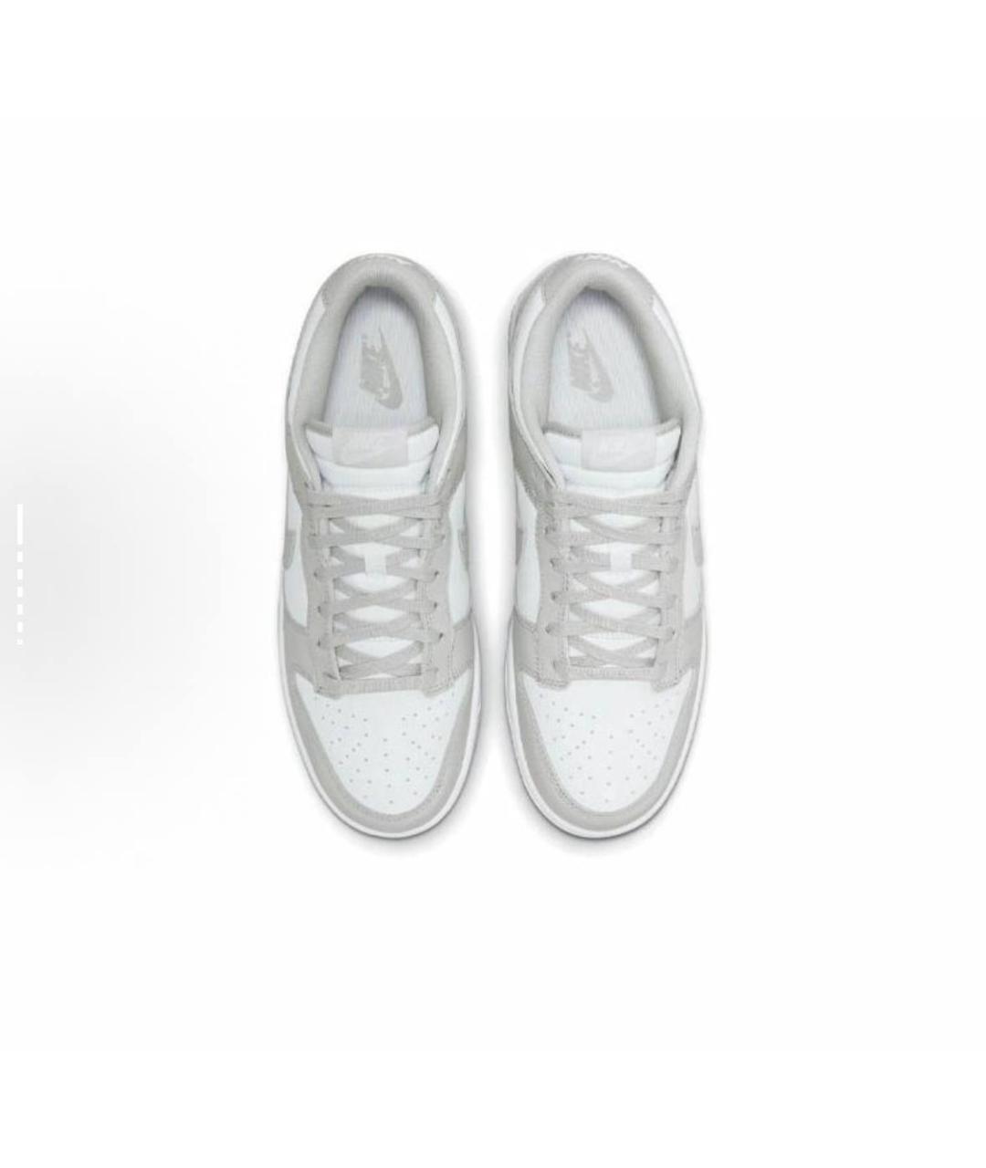 NIKE Серые кожаные низкие кроссовки / кеды, фото 6