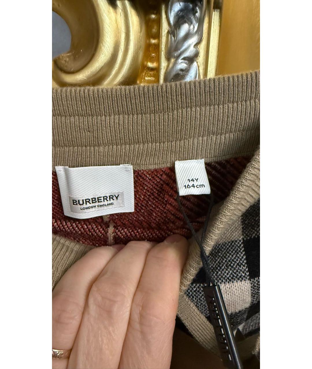 BURBERRY Шерстяные брюки и шорты, фото 6