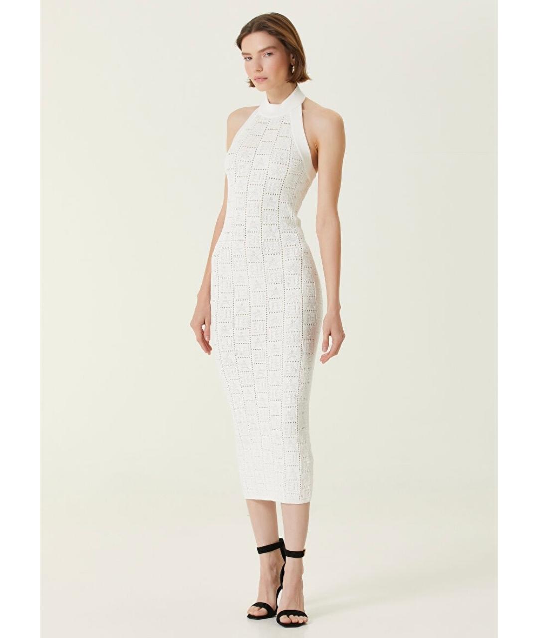 BALMAIN Белое коктейльное платье, фото 7