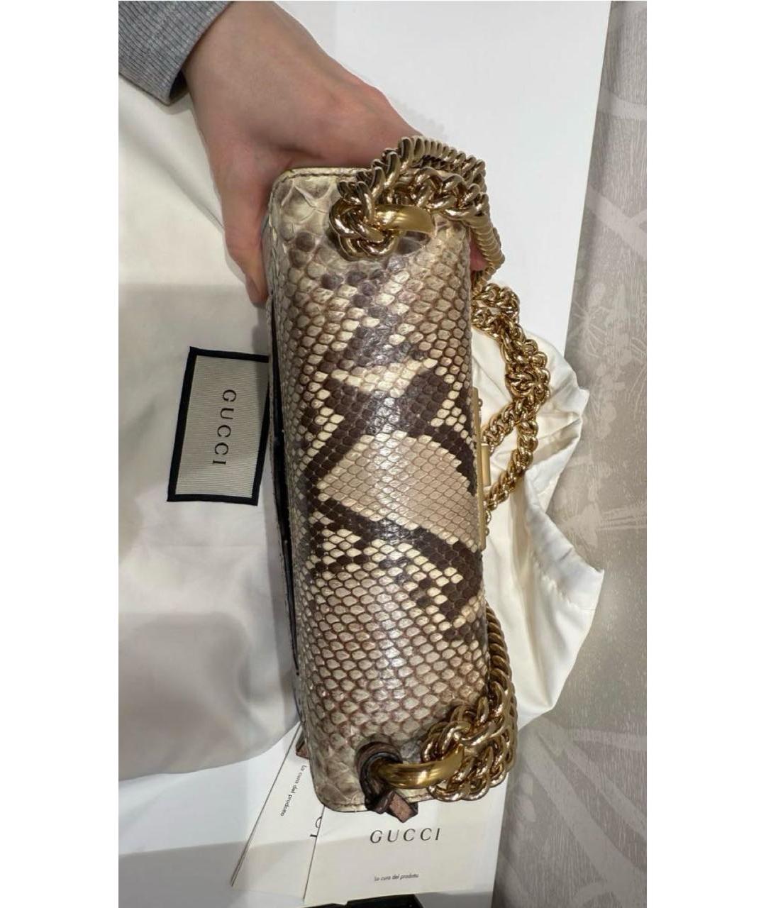 GUCCI Мульти сумка через плечо из экзотической кожи, фото 5