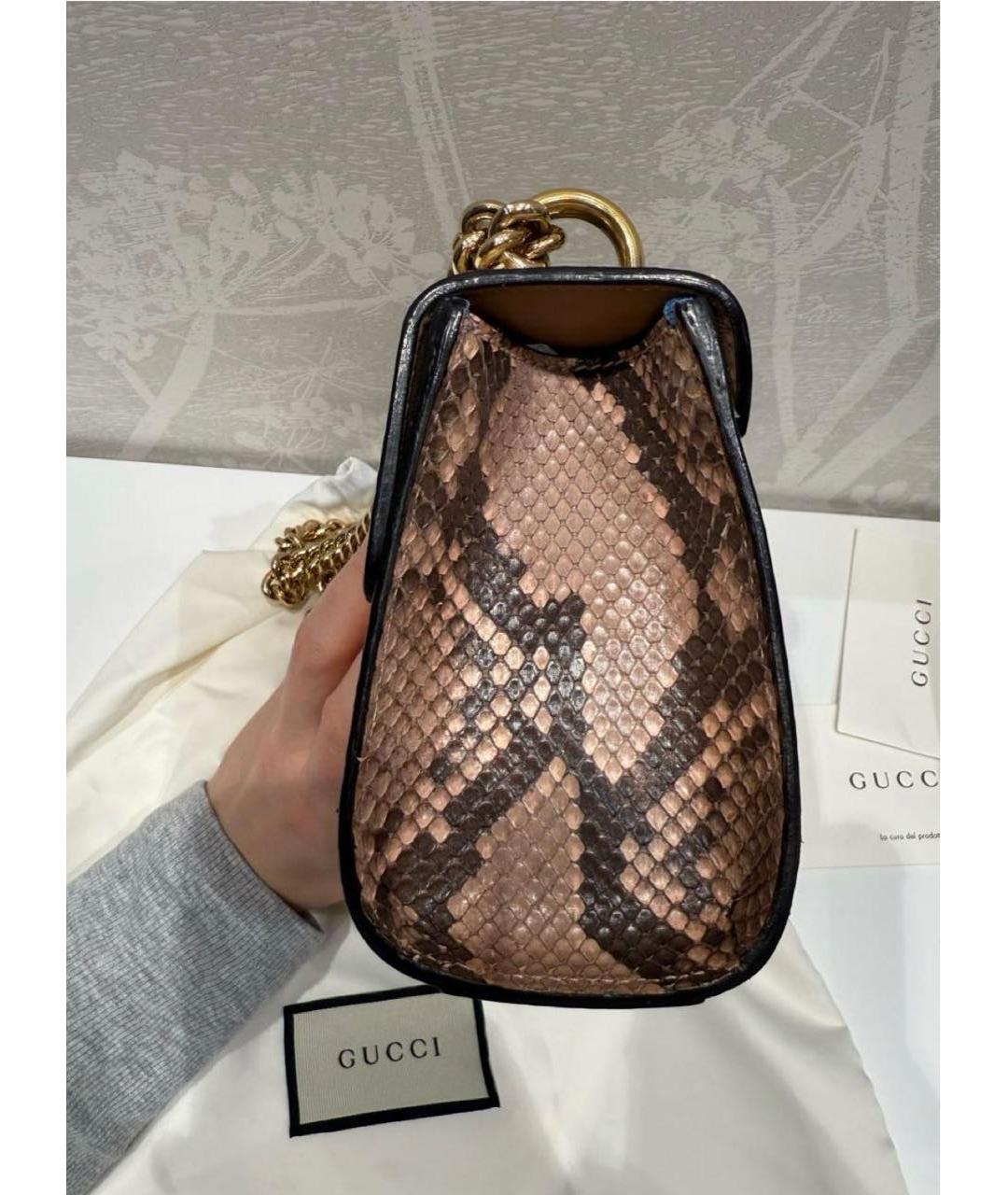 GUCCI Мульти сумка через плечо из экзотической кожи, фото 6