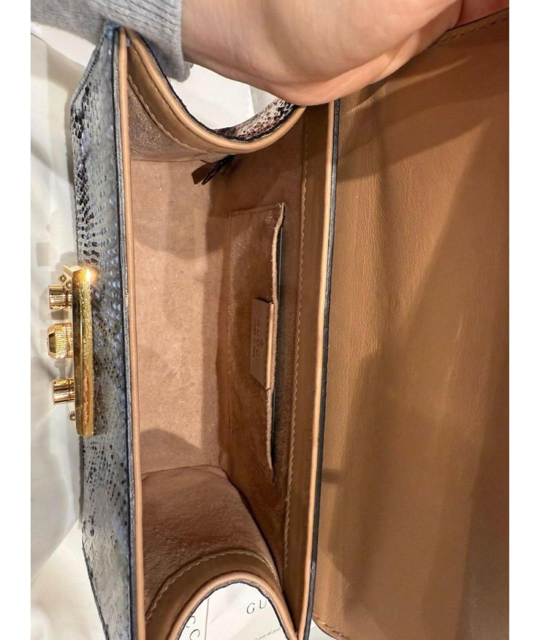 GUCCI Мульти сумка через плечо из экзотической кожи, фото 4