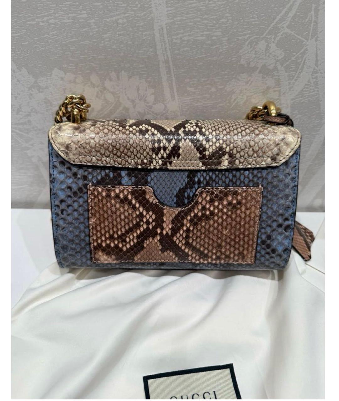 GUCCI Мульти сумка через плечо из экзотической кожи, фото 8