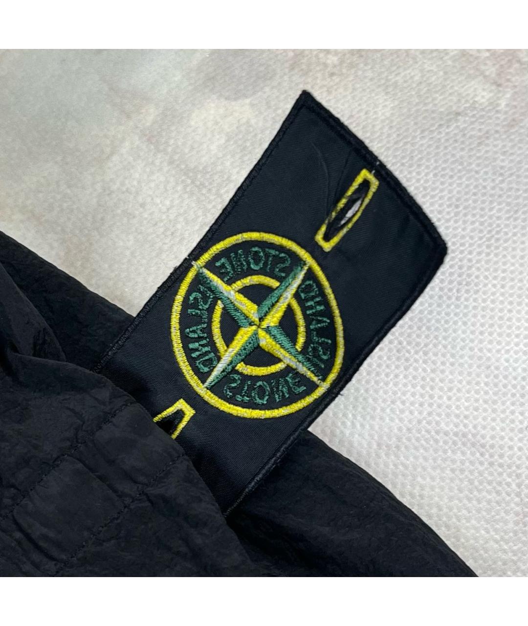 STONE ISLAND Черная полиамидовая куртка, фото 4