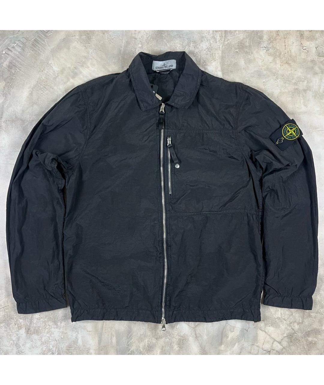 STONE ISLAND Черная полиамидовая куртка, фото 8