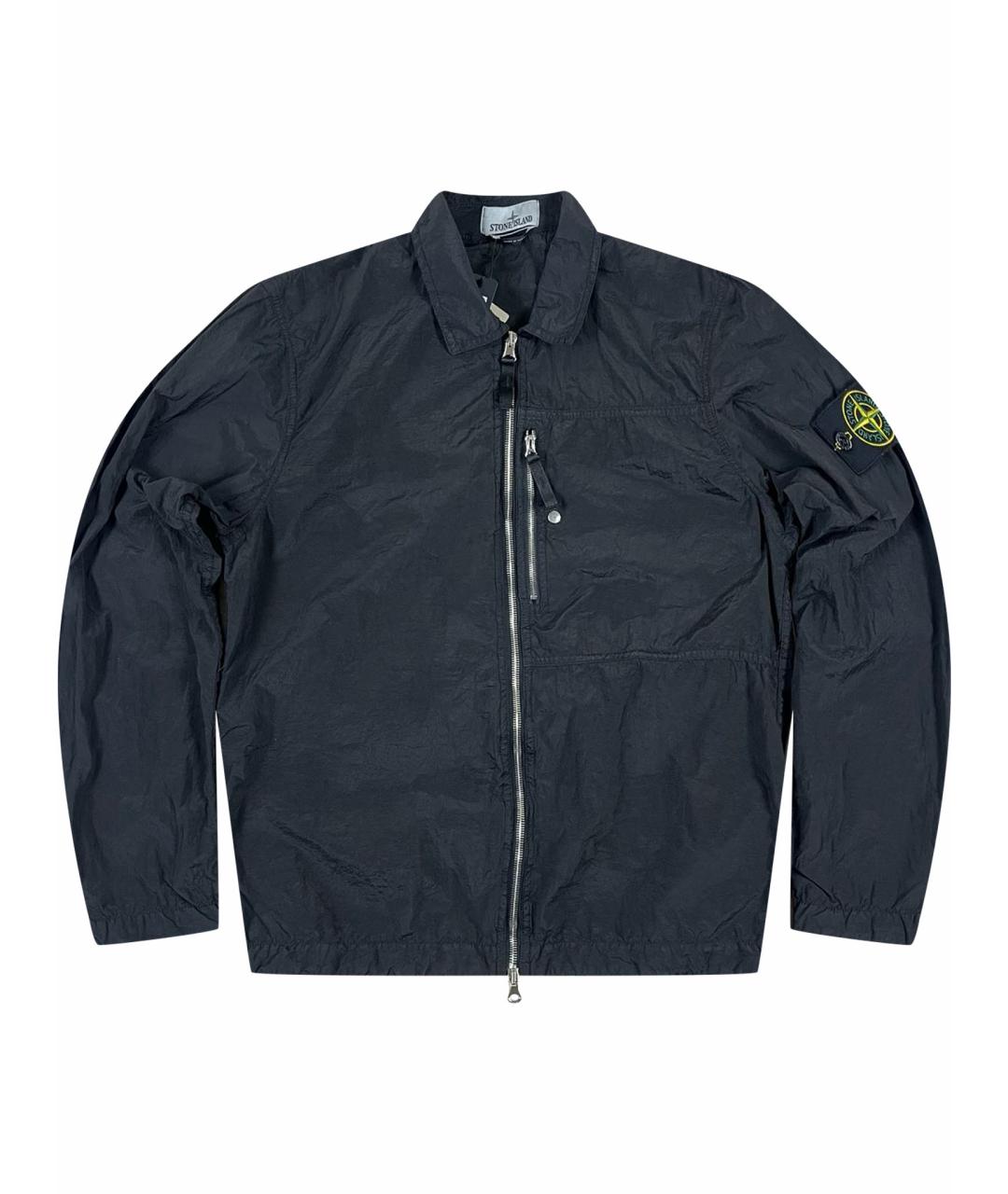 STONE ISLAND Черная полиамидовая куртка, фото 1