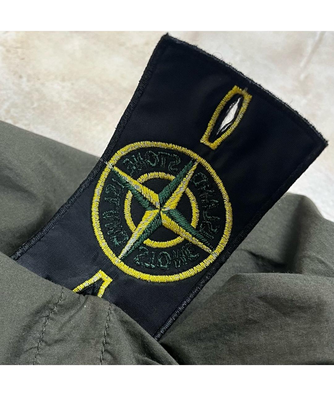 STONE ISLAND Хаки хлопко-эластановая куртка, фото 5