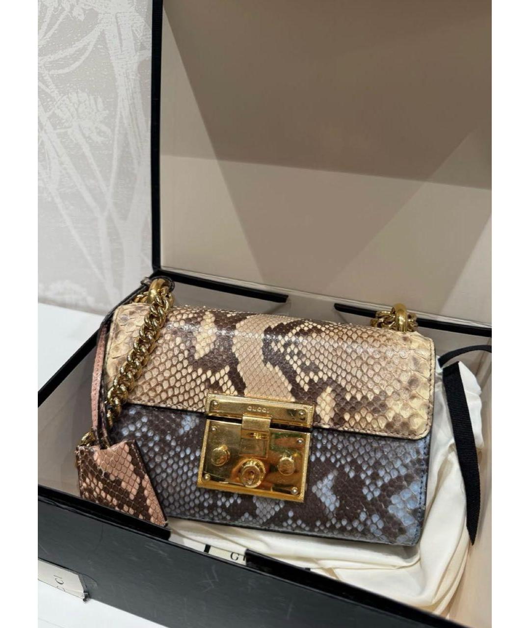GUCCI Мульти сумка через плечо из экзотической кожи, фото 2