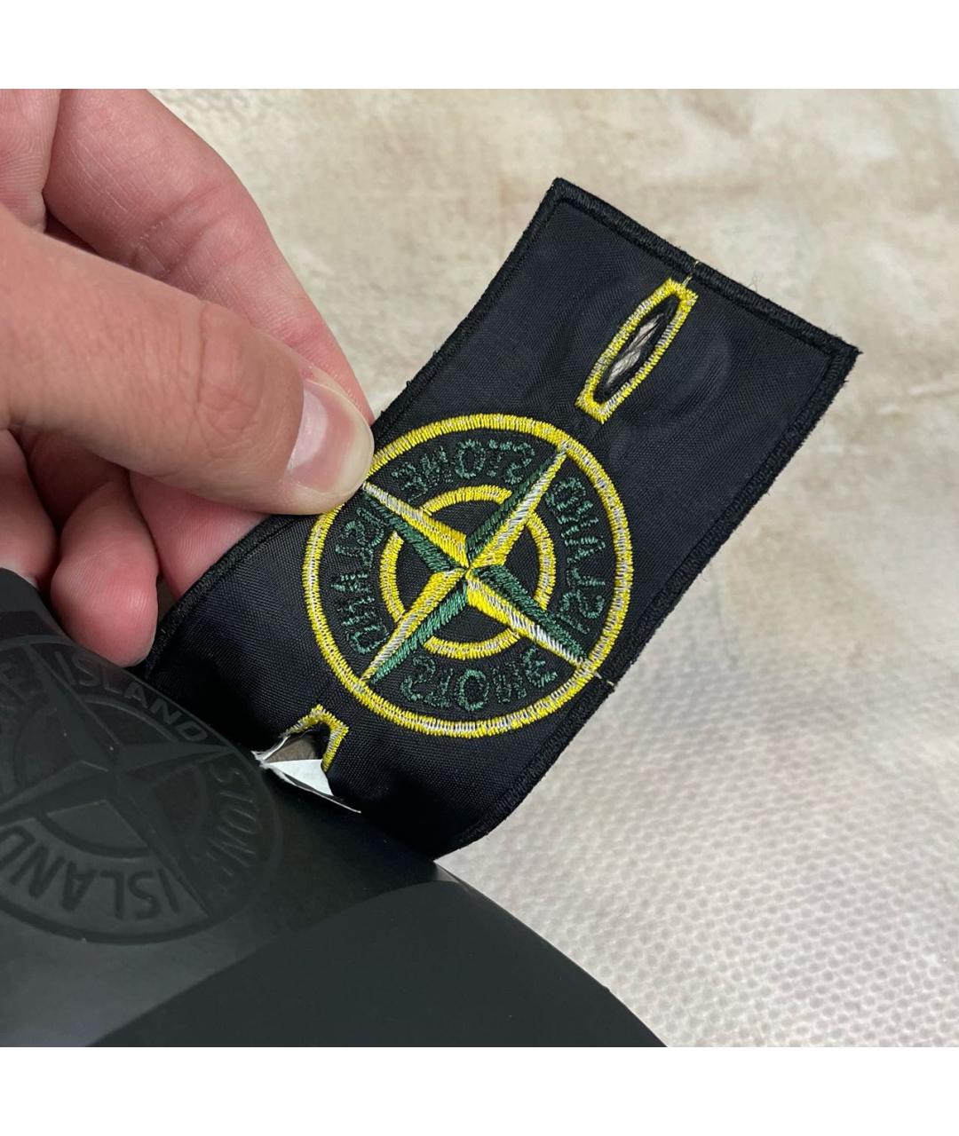 STONE ISLAND Коричневый пуховик, фото 4