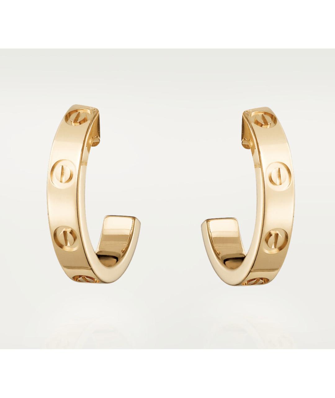CARTIER Золотые серьги из желтого золота, фото 6