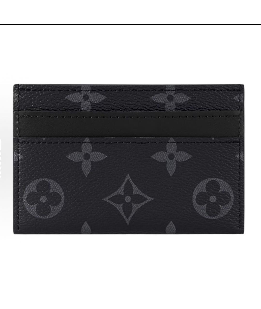 LOUIS VUITTON Черный кардхолдер, фото 3