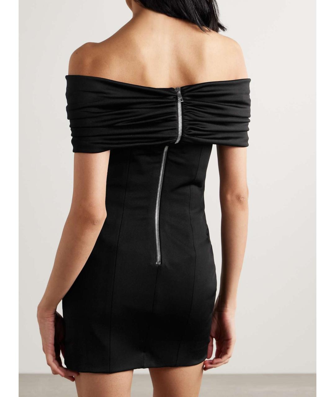 BALMAIN Черное коктейльное платье, фото 4