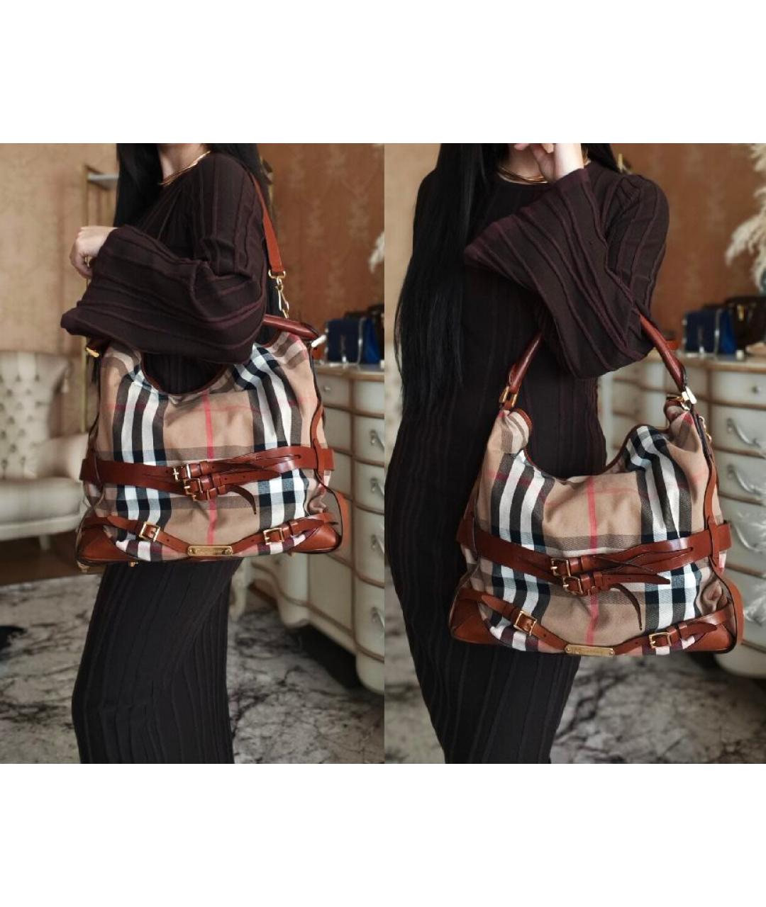 BURBERRY Сумка с короткими ручками, фото 4