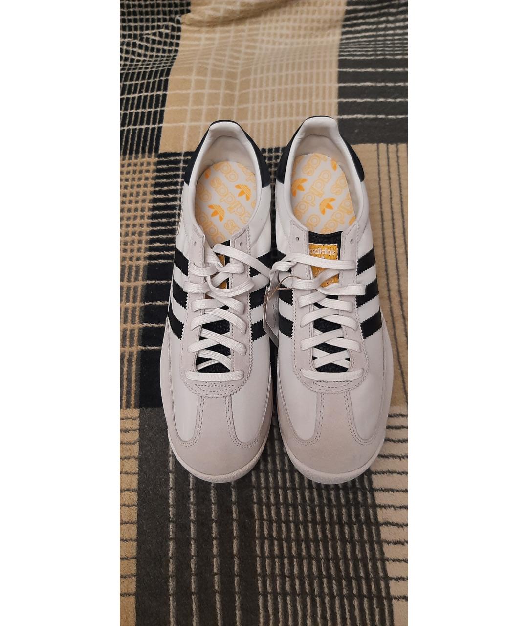 ADIDAS Белые замшевые низкие кроссовки / кеды, фото 2