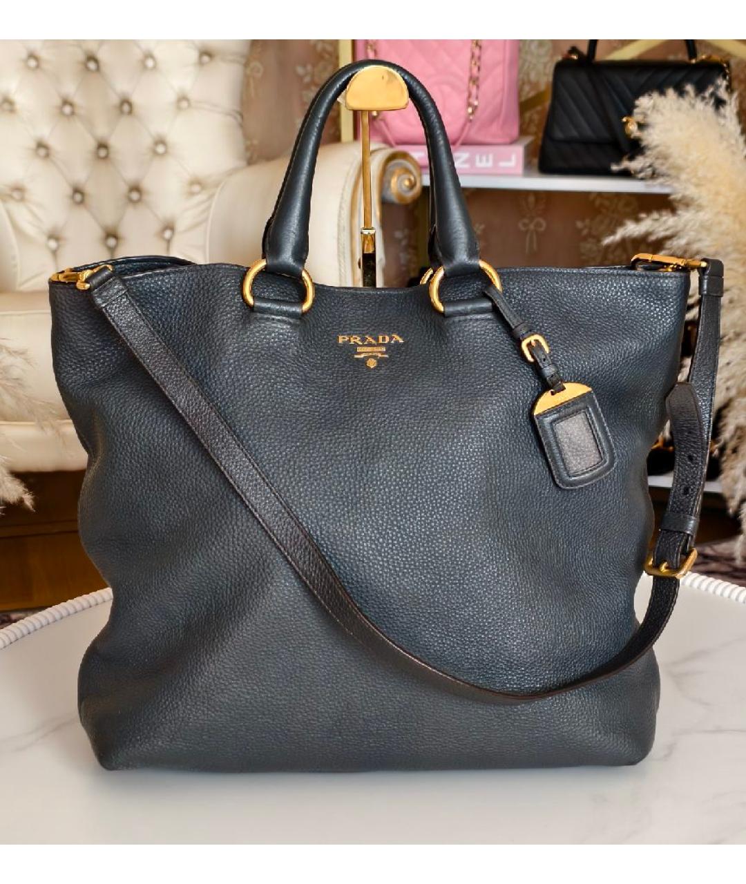 PRADA Кожаная сумка тоут, фото 9