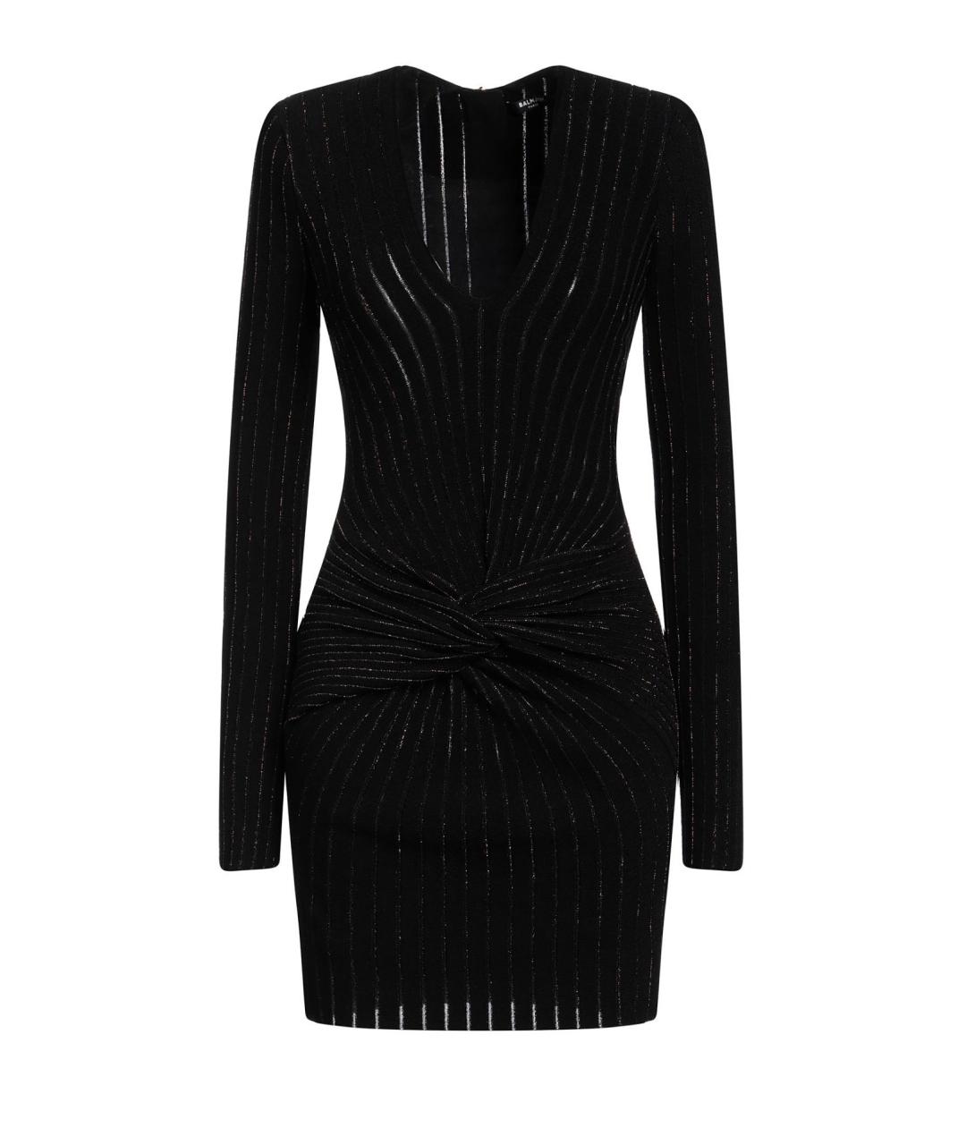 BALMAIN Черное коктейльное платье, фото 1