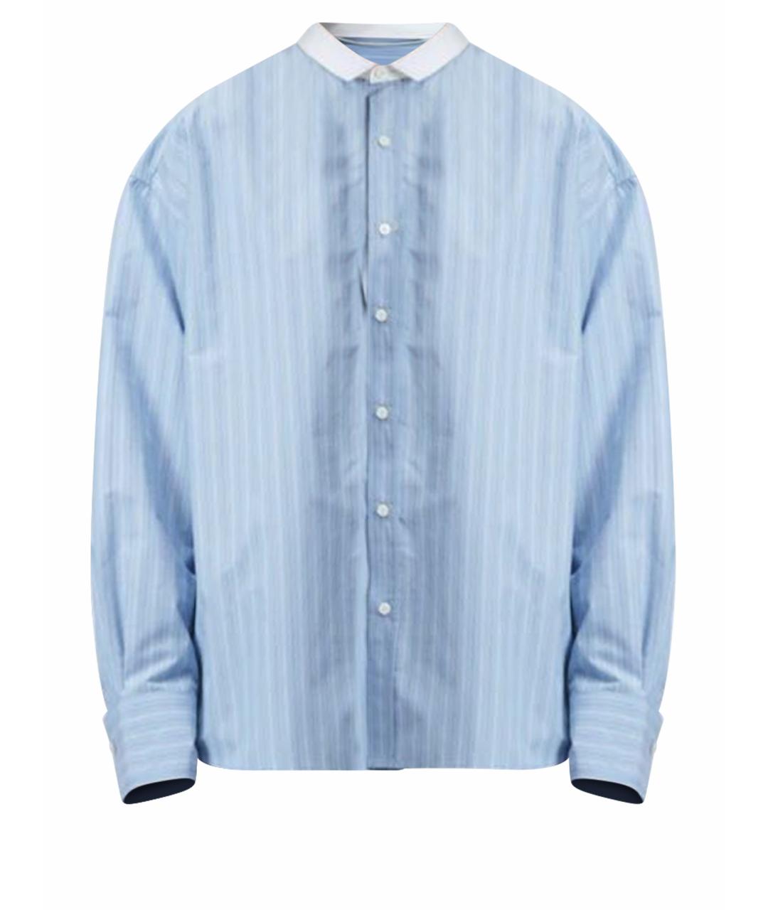 Carven Голубая хлопковая рубашка, фото 1