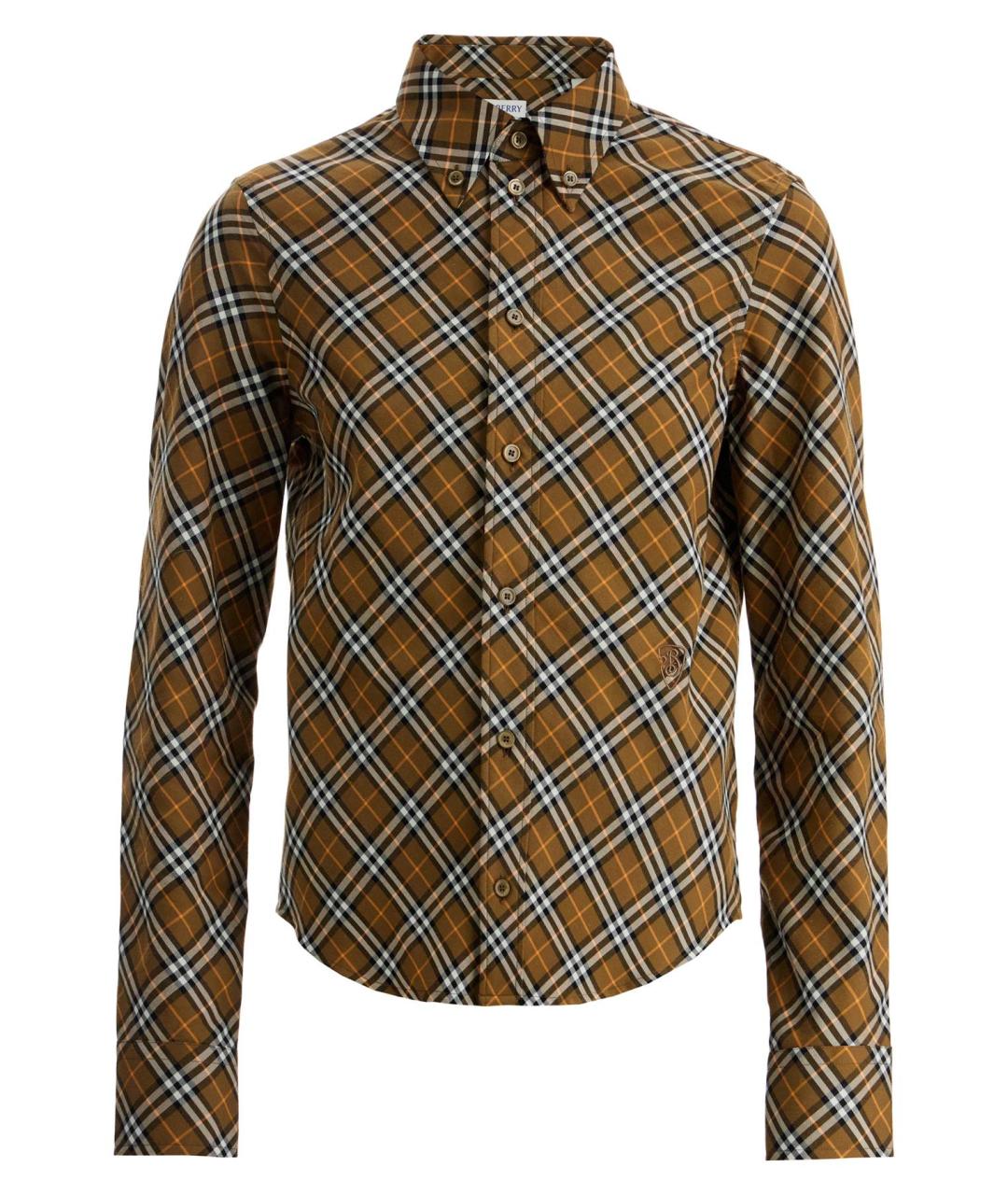 BURBERRY Коричневая рубашка, фото 1