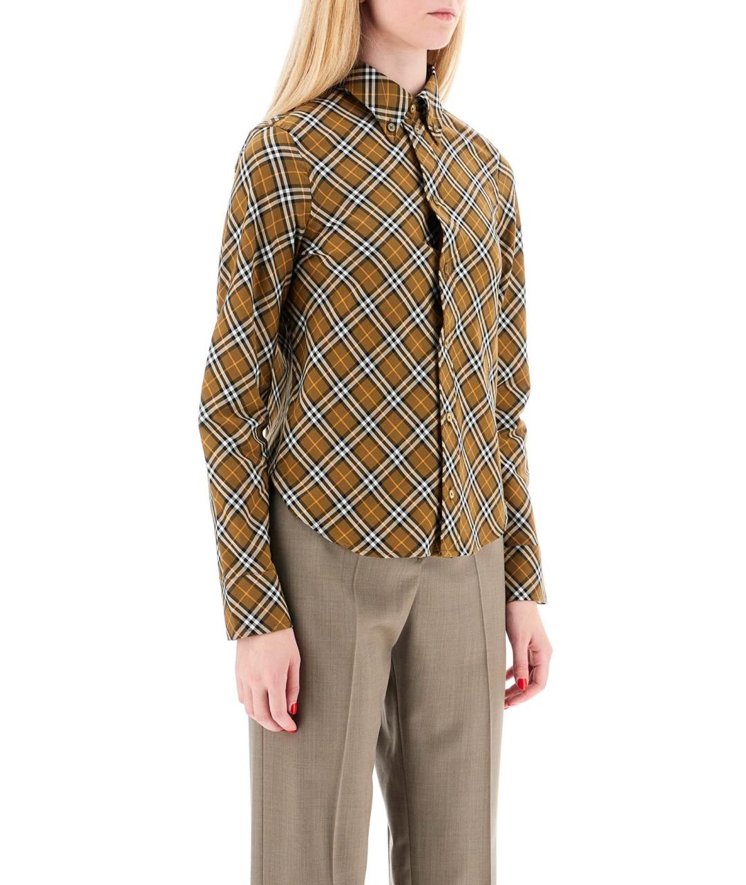 BURBERRY Коричневая рубашка, фото 2