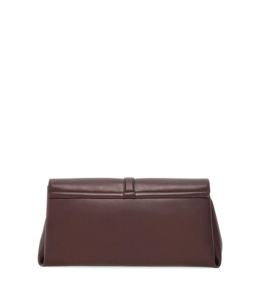 FERRAGAMO Бордовая кожаная сумка через плечо, фото 4